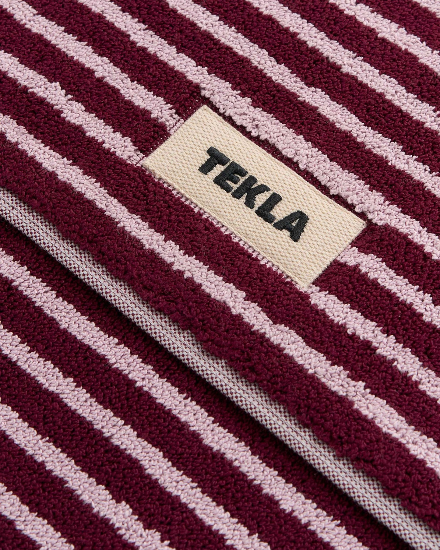 lost & found TEKLA Tekla Terry Bath Mat Red&Rose