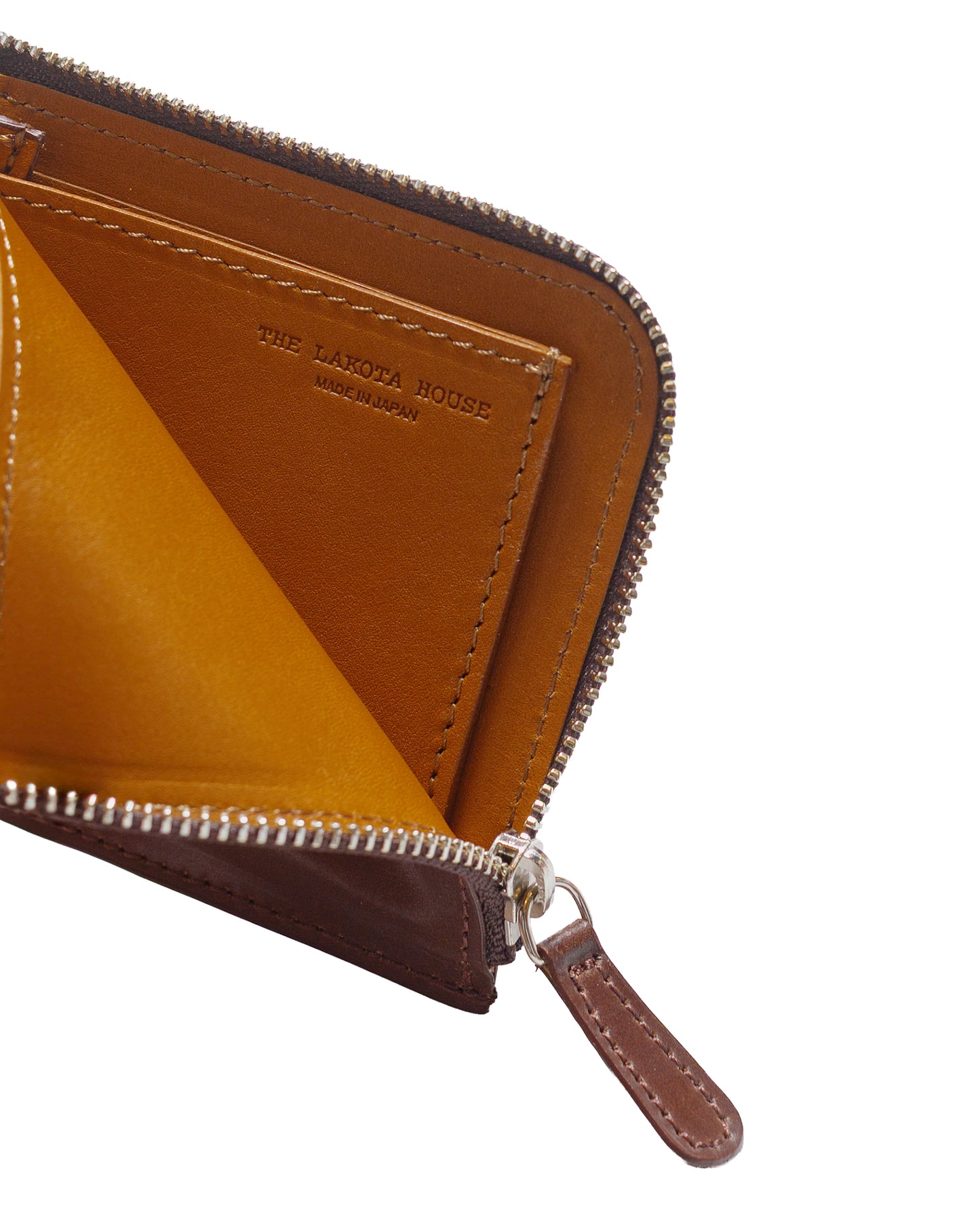 lost & found The Lakota House The Lakota House L-Zip Wallet Brown