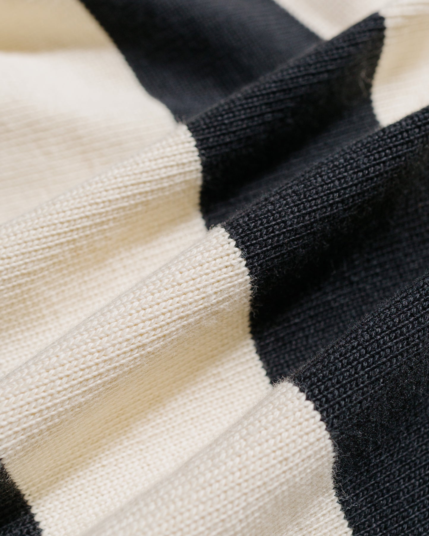 lost & found The Real McCoy's The Real McCoy's BC24101 Buco Stripe Racing Jersey Black/White