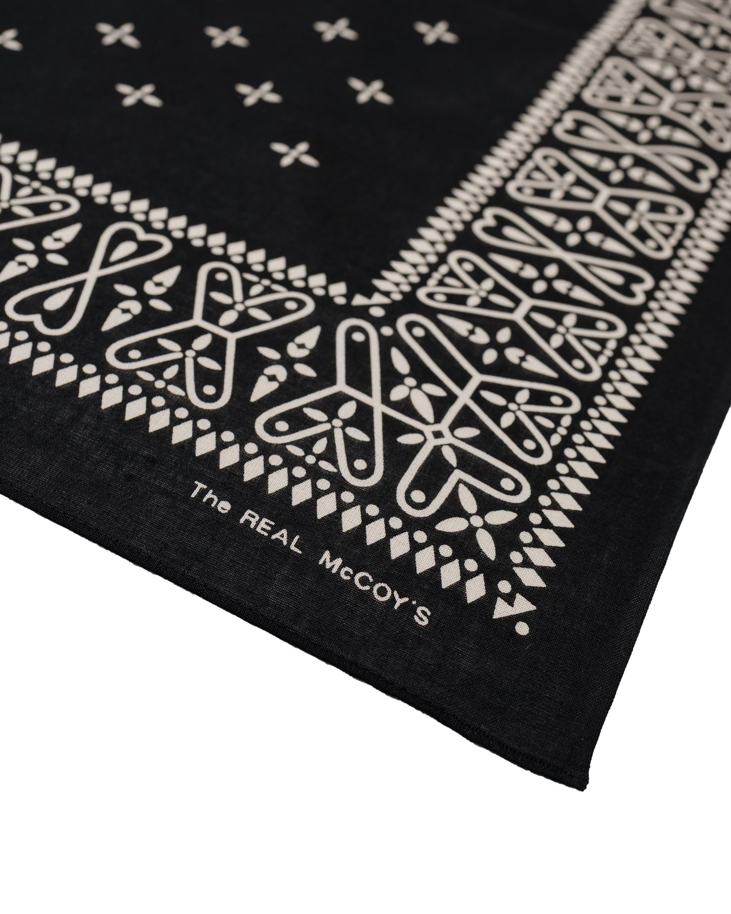 lost & found The Real McCoy's The Real McCoy's MA26011 Bandana 'Cross' Black