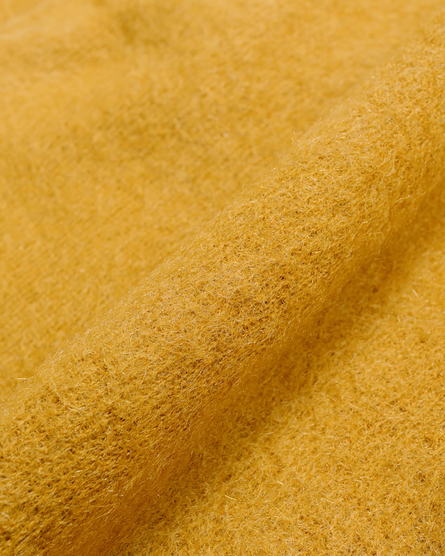 lost & found The Real McCoy's The Real McCoy's MC23109 JM Mohair V-Neck Sweater Mustard
