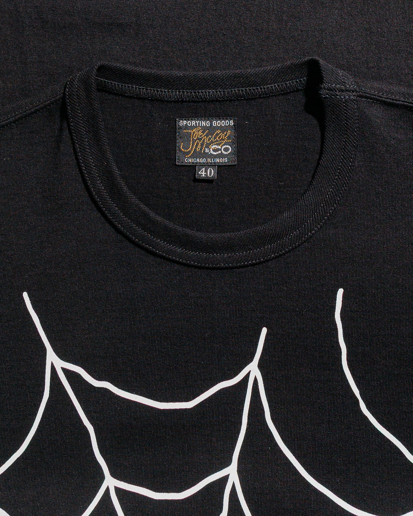 lost & found The Real McCoy's The Real McCoy's MC25018 Joe McCoy Tee / Spider Black
