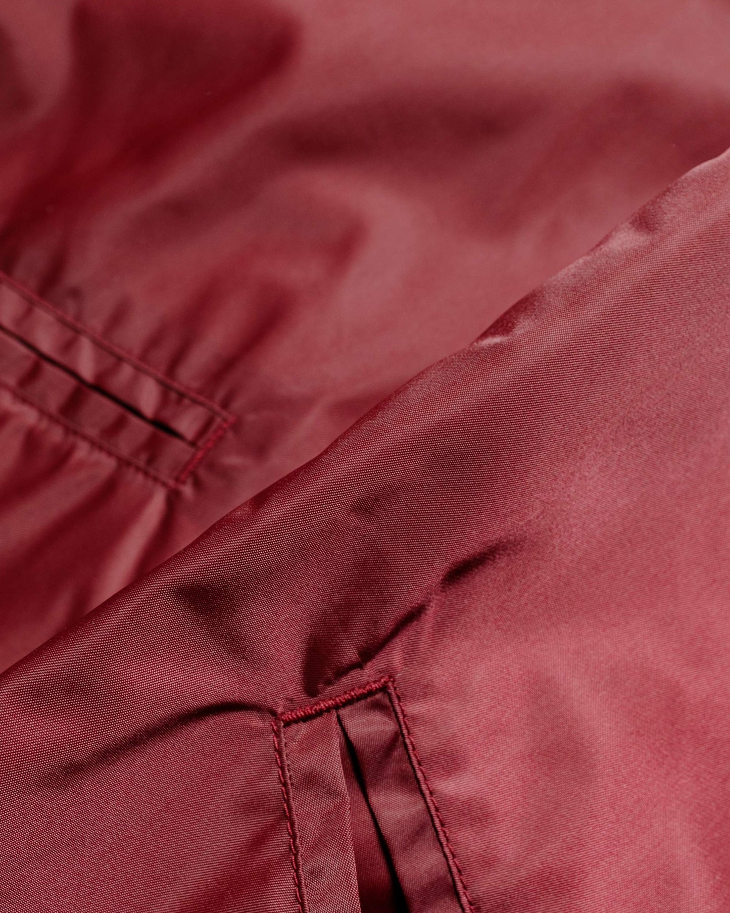 lost & found The Real McCoy's The Real McCoy's MJ24010 Nylon Cotton Lined Coach Jacket Burgundy
