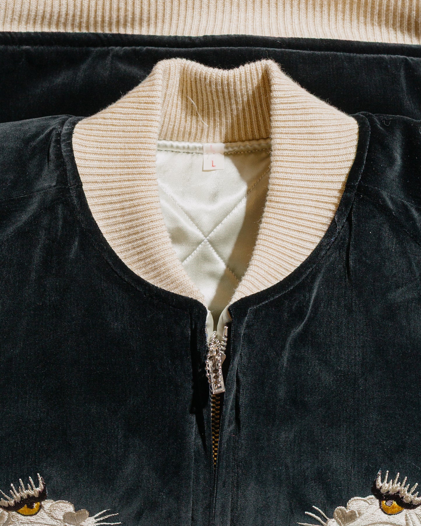 lost & found The Real McCoy's The Real McCoy's MJ24103 Souvenir Suka Jacket / Tiger And Eagle Black