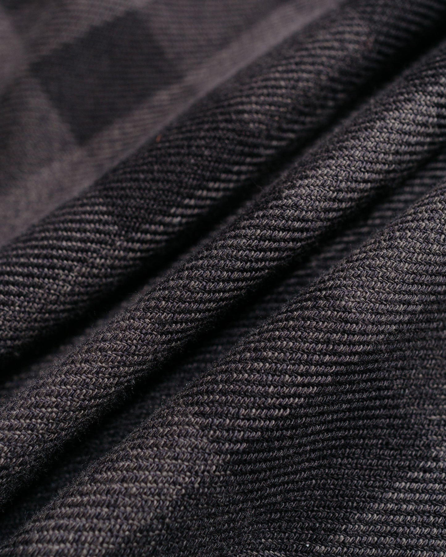 lost & found The Real McCoy's The Real McCoy's MS24102 8HU Twisted-Yarn Buffalo Check Flannel Shirt Black/Charcoal