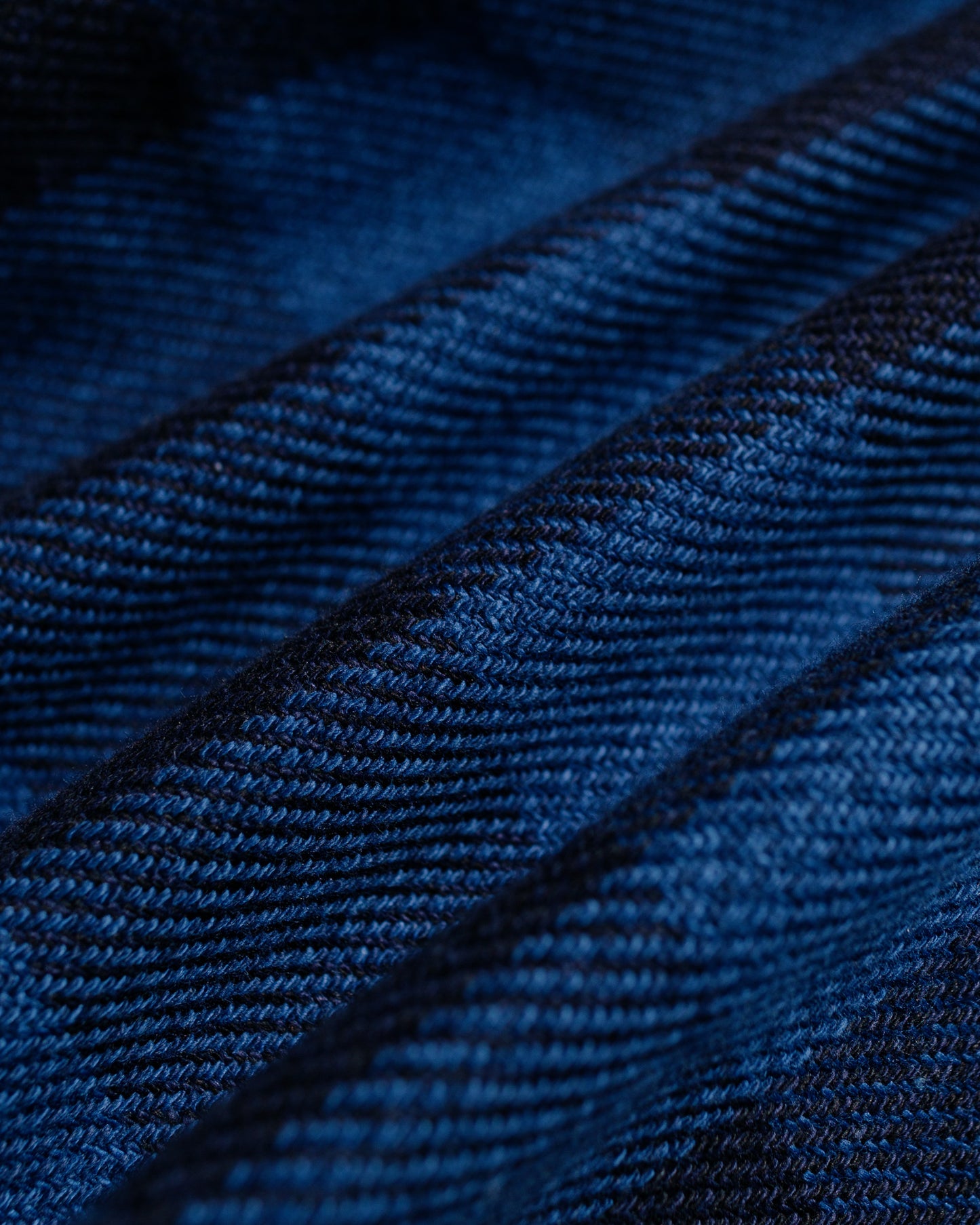lost & found The Real McCoy's The Real McCoy's MS24102 8HU Twisted-Yarn Buffalo Check Flannel Shirt Blue/Black