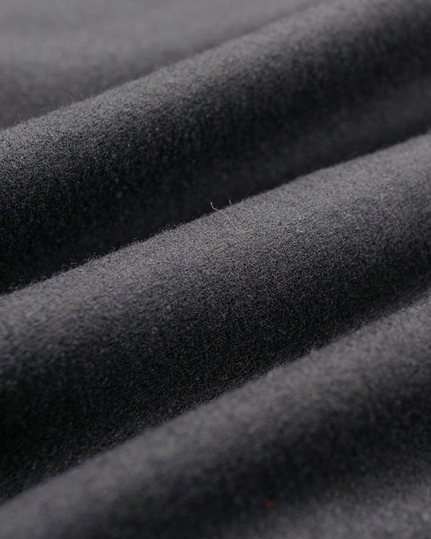 lost & found MARKAWARE marka Half Zip Stand Collar Super 140s Wool Knit Charcoal