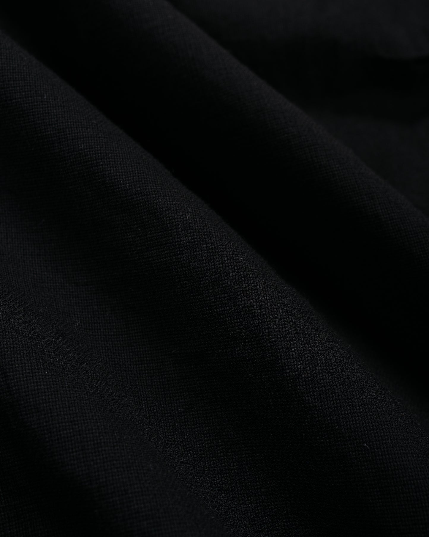 lost & found MARKAWARE marka Knee Tuck Pants High Twisted Dobby Cloth Black