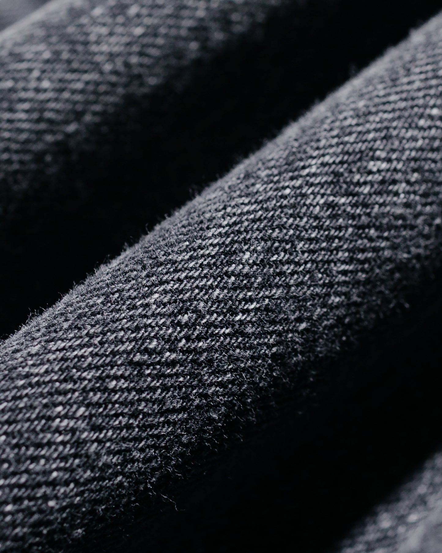 lost & found MARKAWARE marka Wide Leg Jeans Organic Cotton 13.5oz Selvedge Denim Faded Black