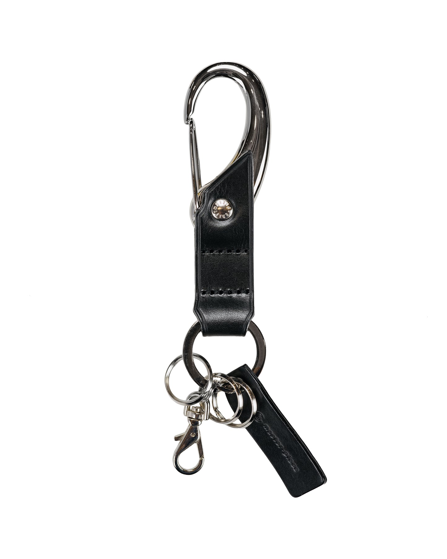 lost & found master-piece master-piece Magatama Key Ring Black