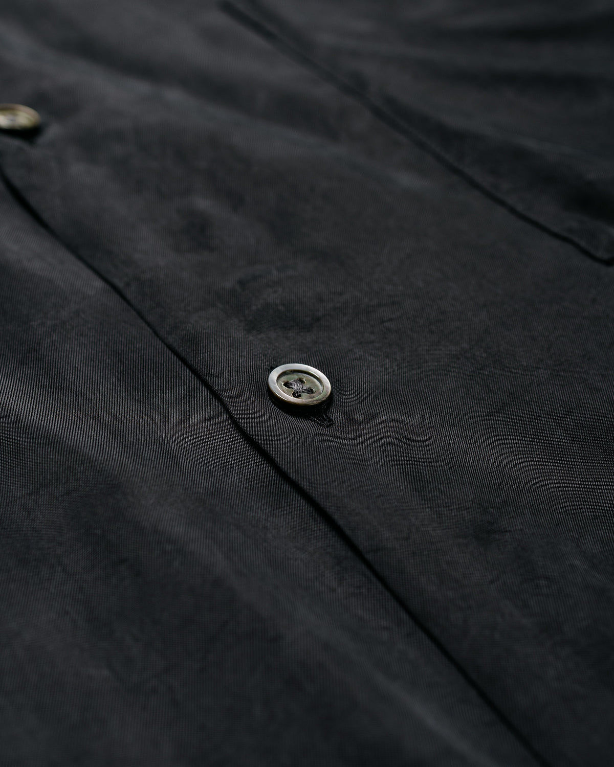 ssstein Cupro Fibril Oversized LS Shirt Charcoal