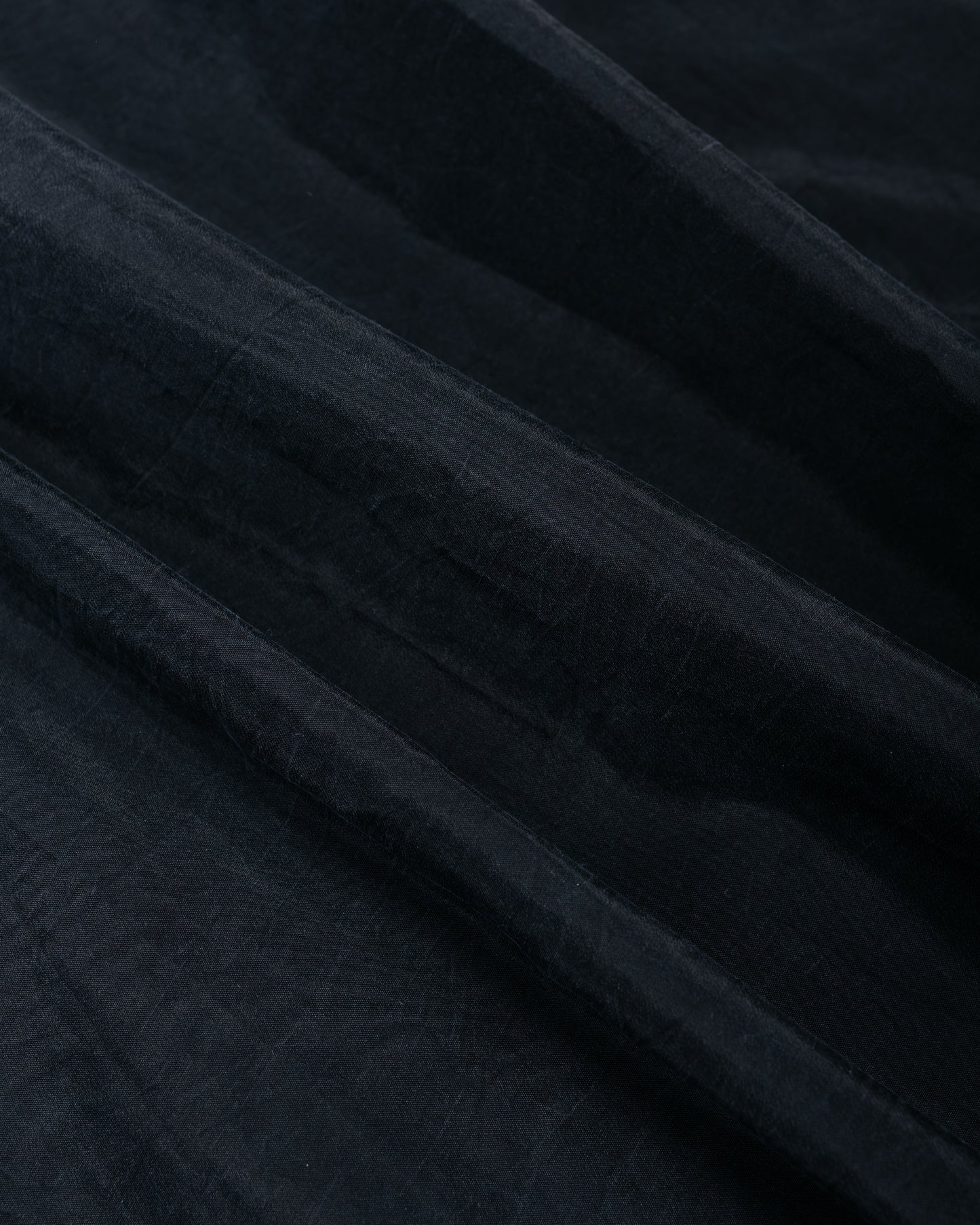 lost & found ssstein ssstein Silk Nylon Skipper Shirt Black