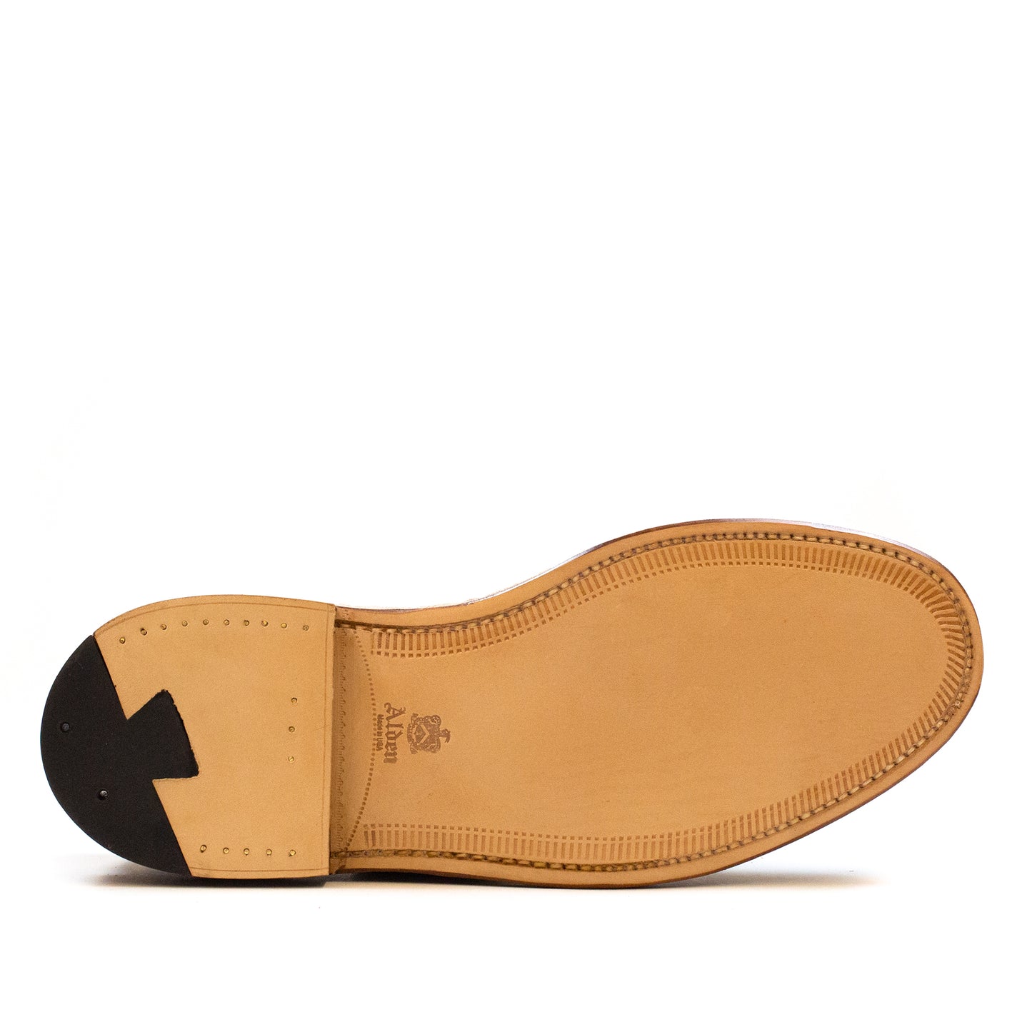 lost & found Alden Alden Plain Toe Blucher Milkshake Suede