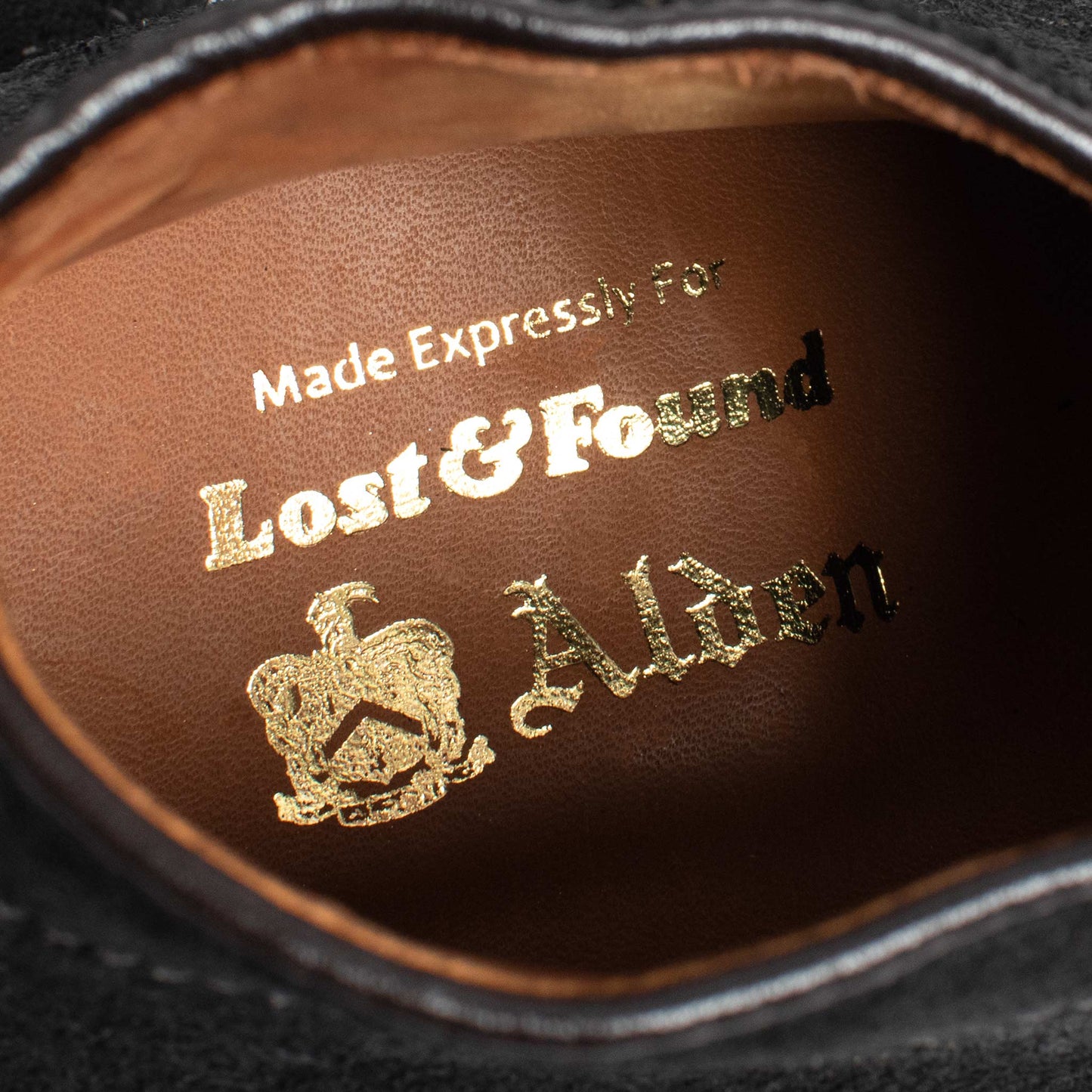 lost & found Alden Alden Six Eye Chukka Boot Reverse Earth Chamois