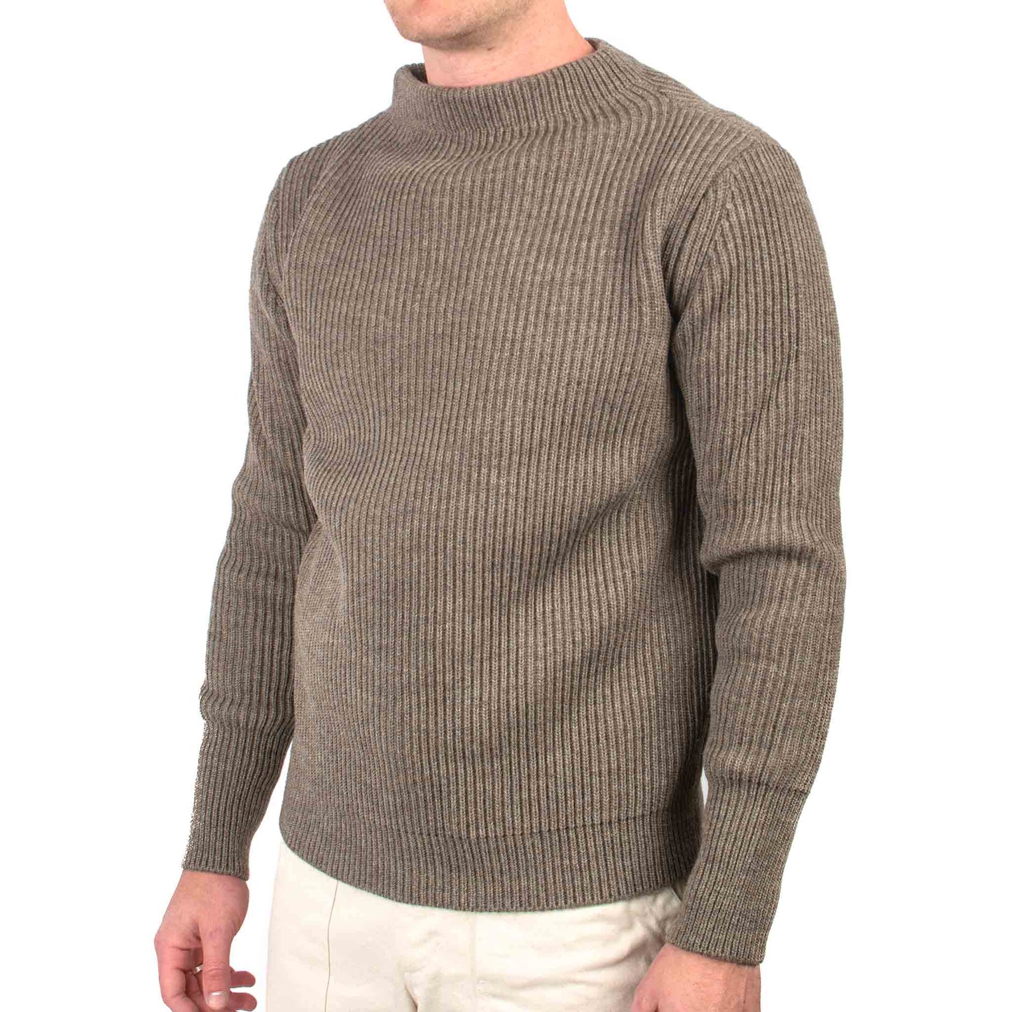 lost & found Andersen-Andersen Andersen-Andersen Navy Crewneck Natural Taupe