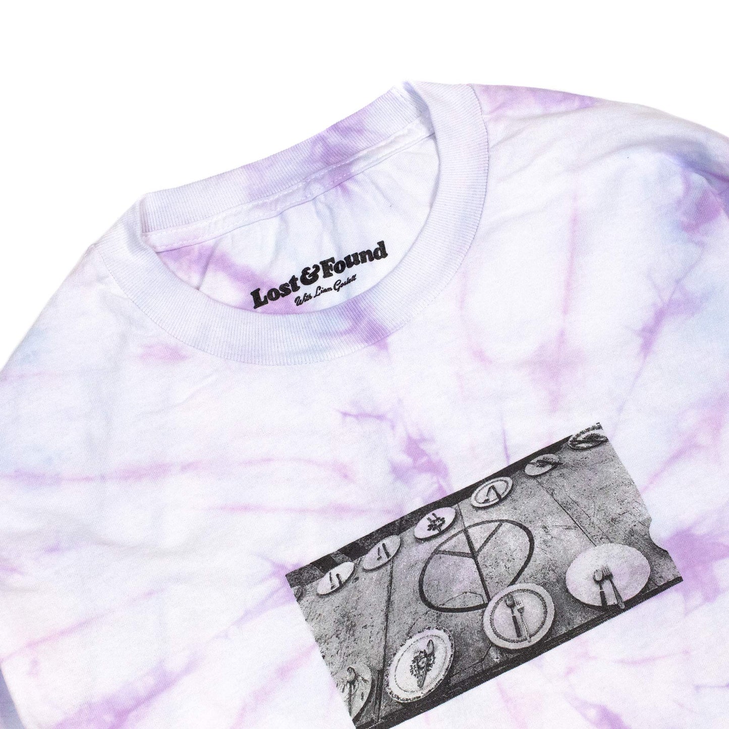 lost & found Lost & Found Liam Goslett Hippie Dining Table Tie Dye Tee Pink