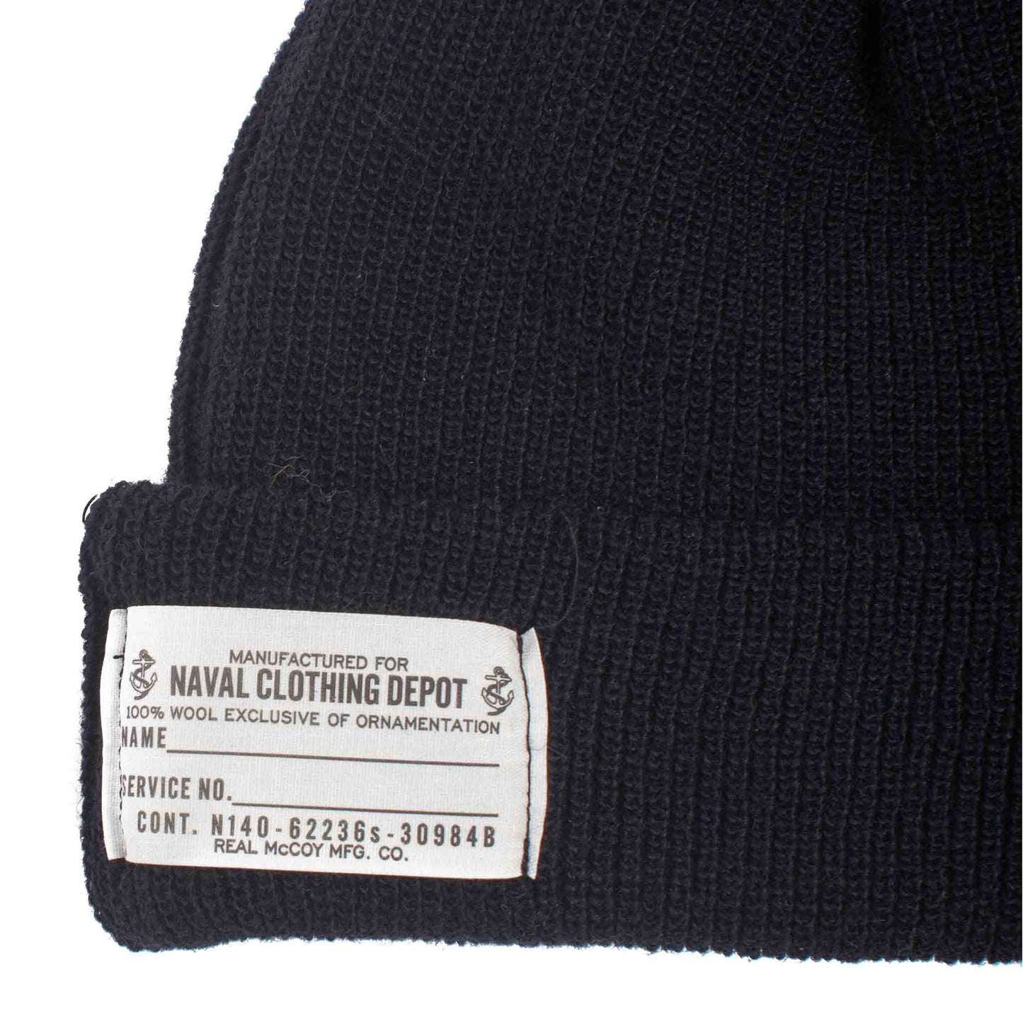 lost & found The Real McCoy's The Real McCoy's MA20106 U.S. Navy Watch Cap (Modify) Navy