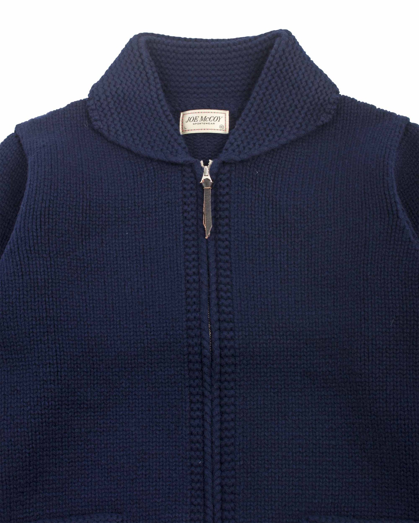 lost & found The Real McCoy's The Real McCoy's MC21113 Heavy Wool Cashmere Sweater Navy