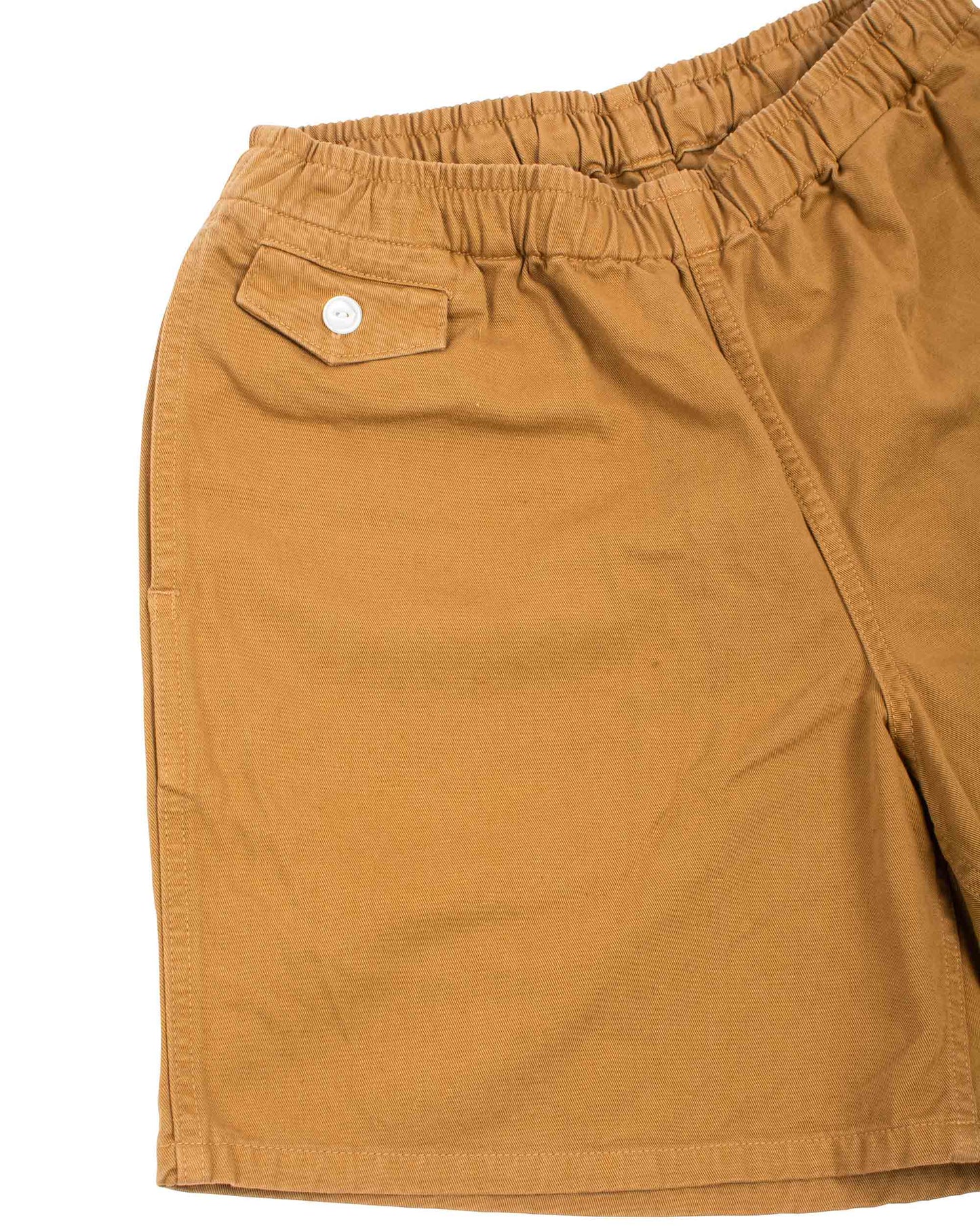 lost & found The Real McCoy's The Real McCoy's MP22015 Cotton Drill Swim Shorts (Over-Dyed) Chestnut