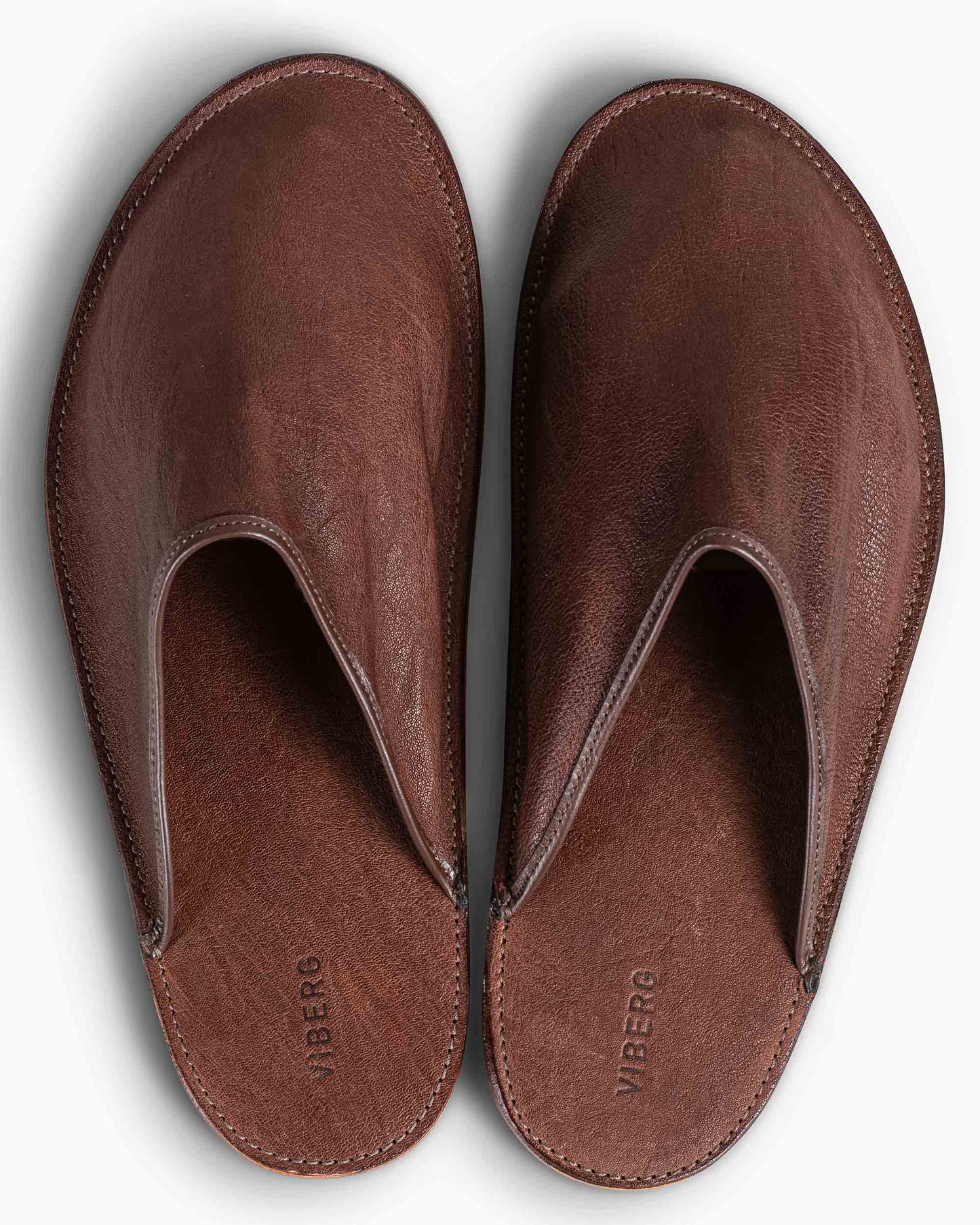 lost & found Viberg Viberg Slide Marrone Washed Kangaroo