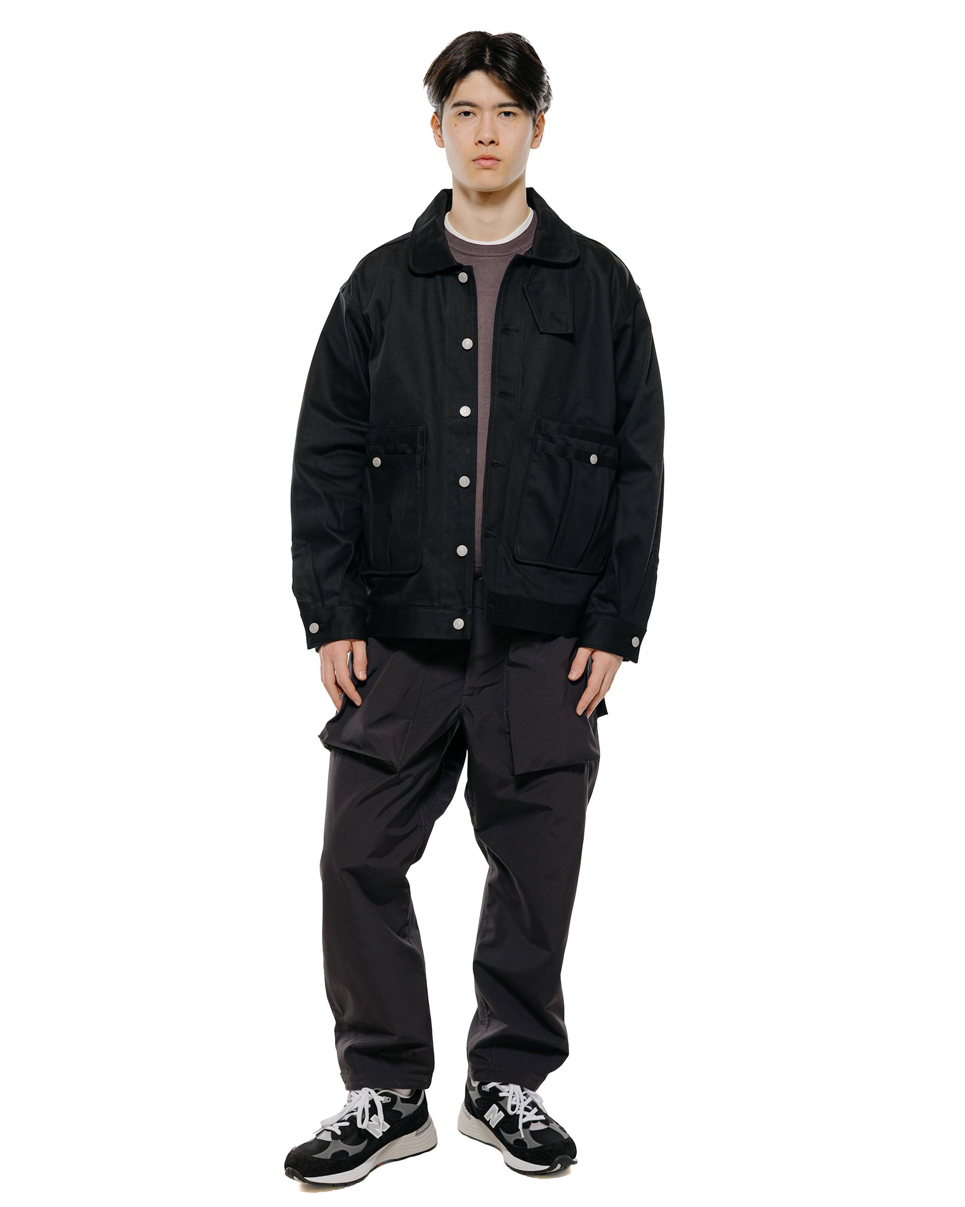 lost & found Sassafras Sassafras Overgrown Trug Jacket Pique Black