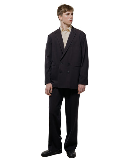 lost & found Seya. Seya. Travel Tailored Jacket/Summer Herringbone Mud Indigo