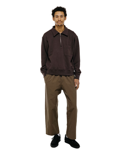 lost & found Body of Work Body of Work Myrtle Quarter-Zip Sweatshirt Sueded French Terry Loam