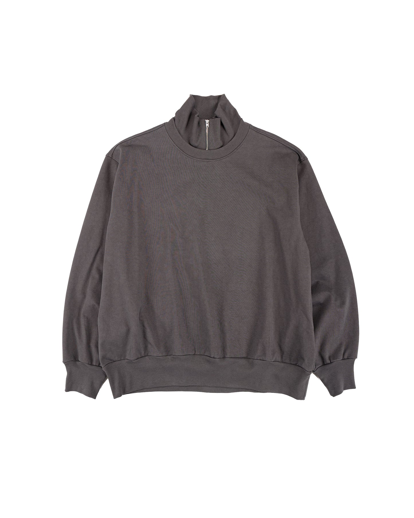 lost & found Lady White Co. Lady White Co. Layered 1/4 Zip Pewter