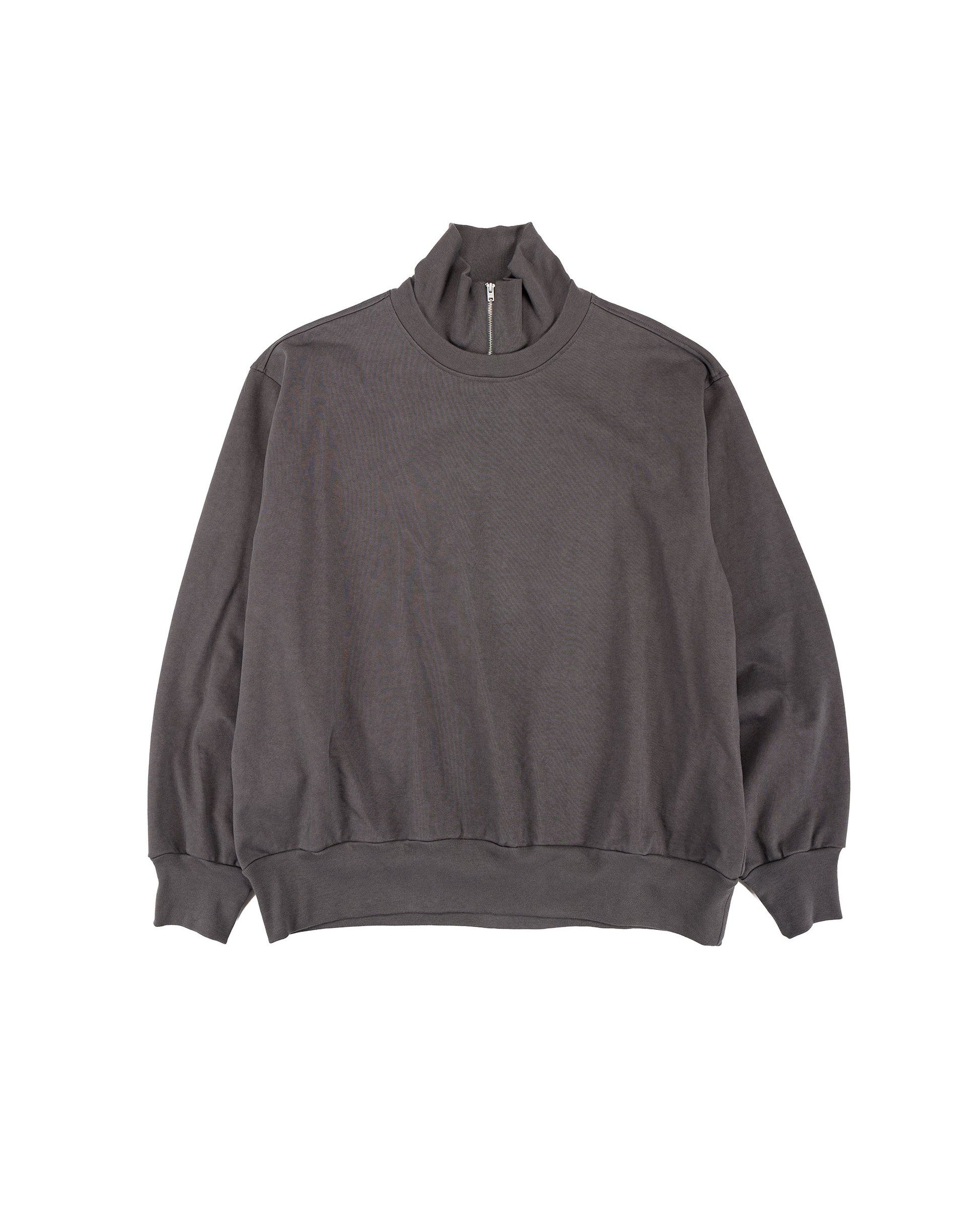 lost & found Lady White Co. Lady White Co. Layered 1/4 Zip Pewter