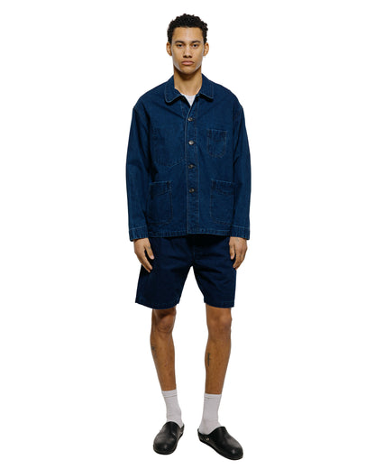 lost & found Post O'Alls Post O'Alls POST Coach Shorts Vintage Indigo Canvas Deep Washed Indigo