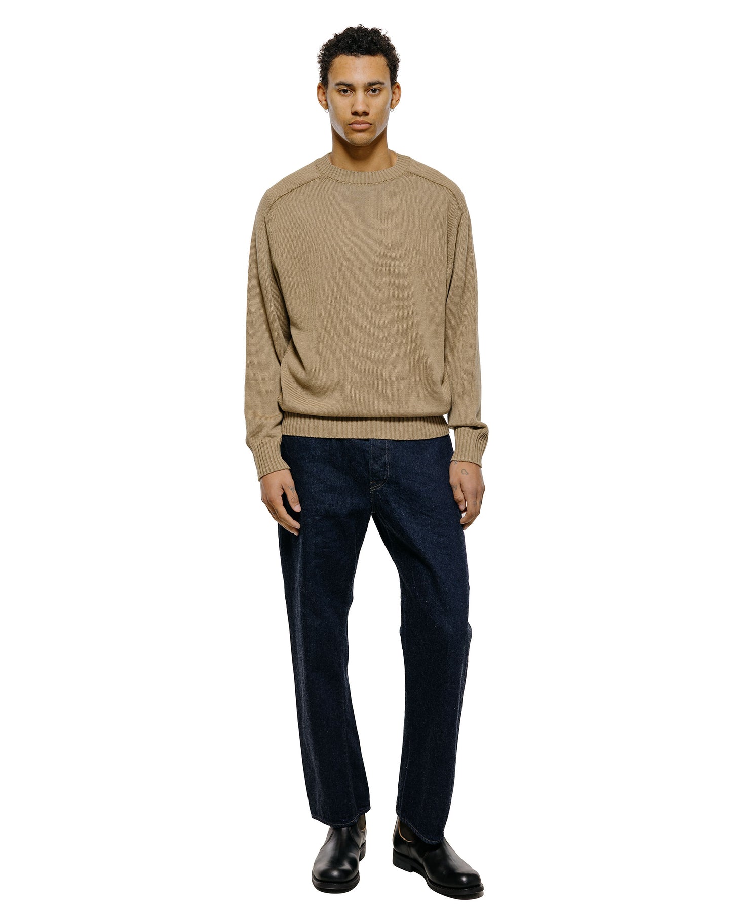lost & found Phigvel Phigvel C/L Crewneck Knit Sand Beige