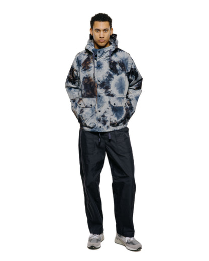 lost & found Engineered Garments Engineered Garments Lt Parka Navy Nylon Tie Dye Print Ripstop