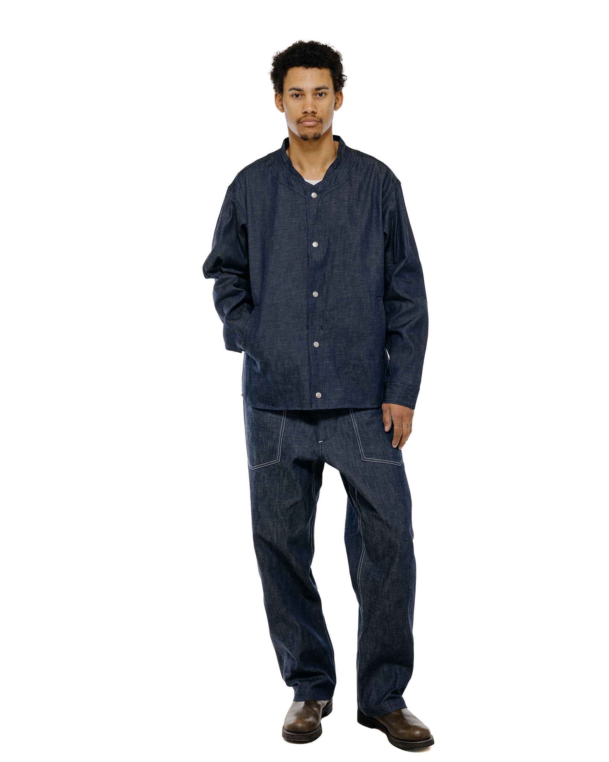 lost & found Sassafras Sassafras Vase Wall Gardener Jacket 8oz Military Denim Indigo