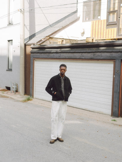 Phigvel Lost & Found Leather Zip Blouson Black(Suede)