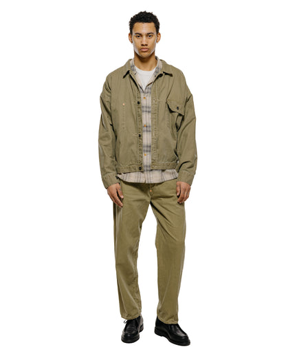 lost & found NICENESS NICENESS H.Sharky Vintage Treat Herringbone Twist Jeans Khaki