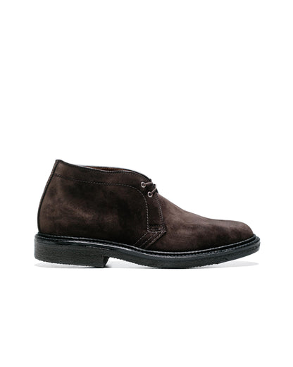 lost & found Alden Alden Chukka Dark Chocolate Suede with Crepe Sole G1701