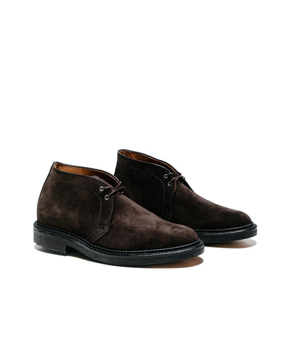 lost & found Alden Alden Chukka Dark Chocolate Suede with Crepe Sole G1701