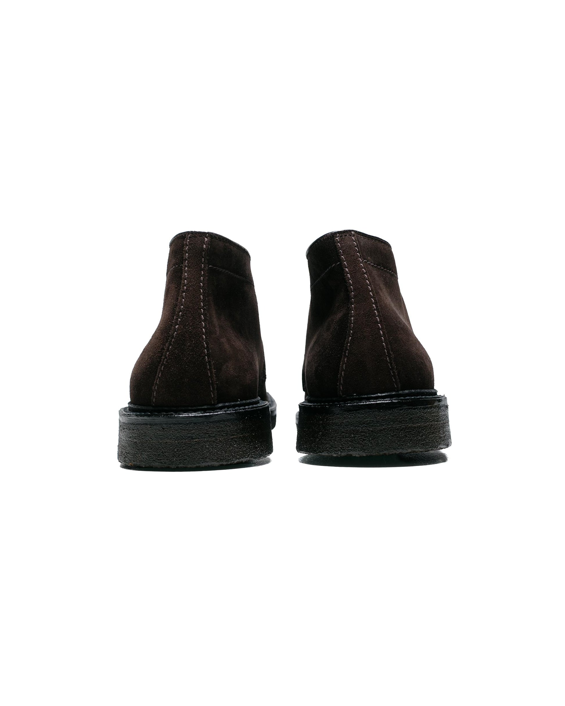 lost & found Alden Alden Chukka Dark Chocolate Suede with Crepe Sole G1701