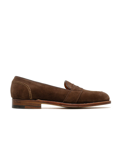 lost & found Alden Alden Full Strap Loafer Humus Suede 68333