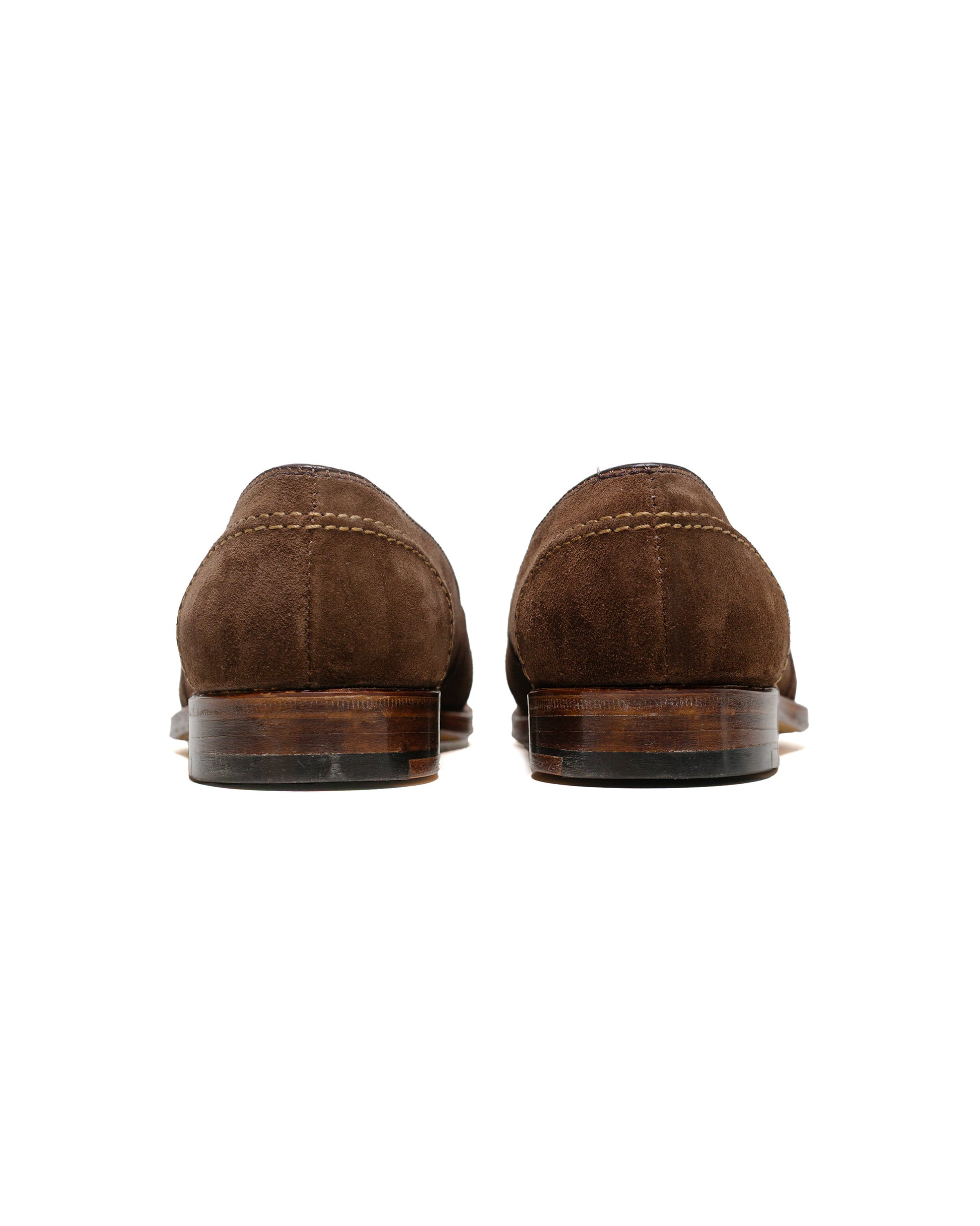 lost & found Alden Alden Full Strap Loafer Humus Suede 68333