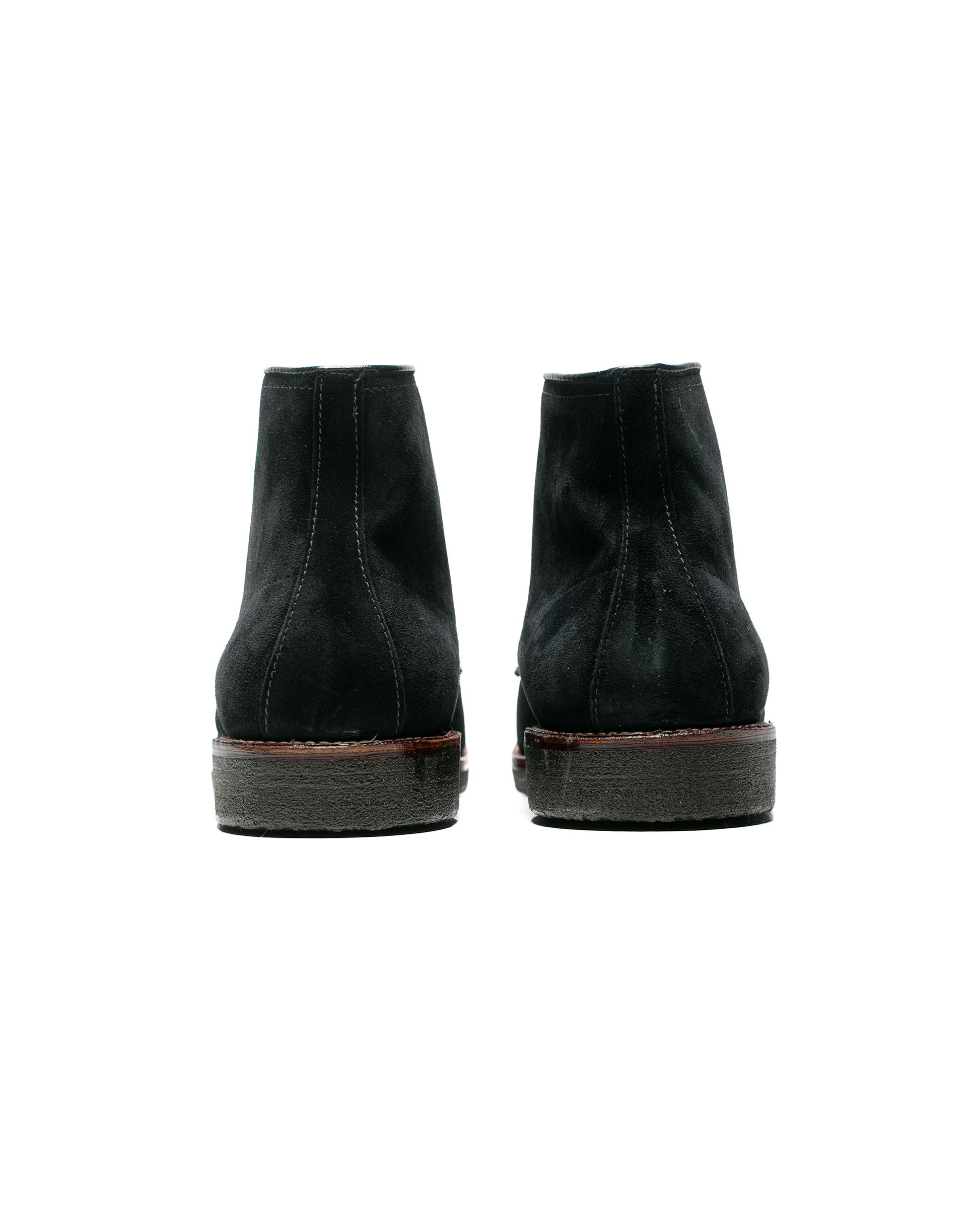 lost & found Alden Alden Indy Boot Black Suede with Crepe Sole