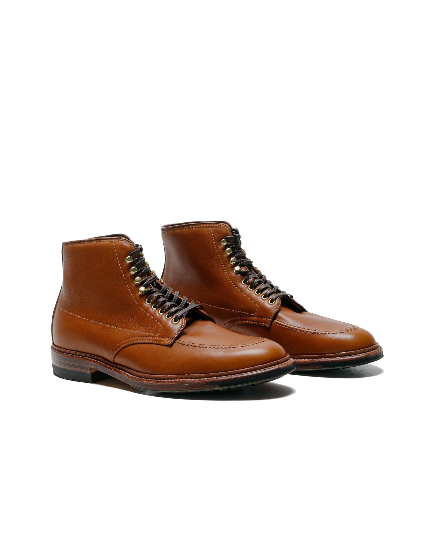 lost & found Alden Alden Indy Boot Saddle Tan Calfskin 39640