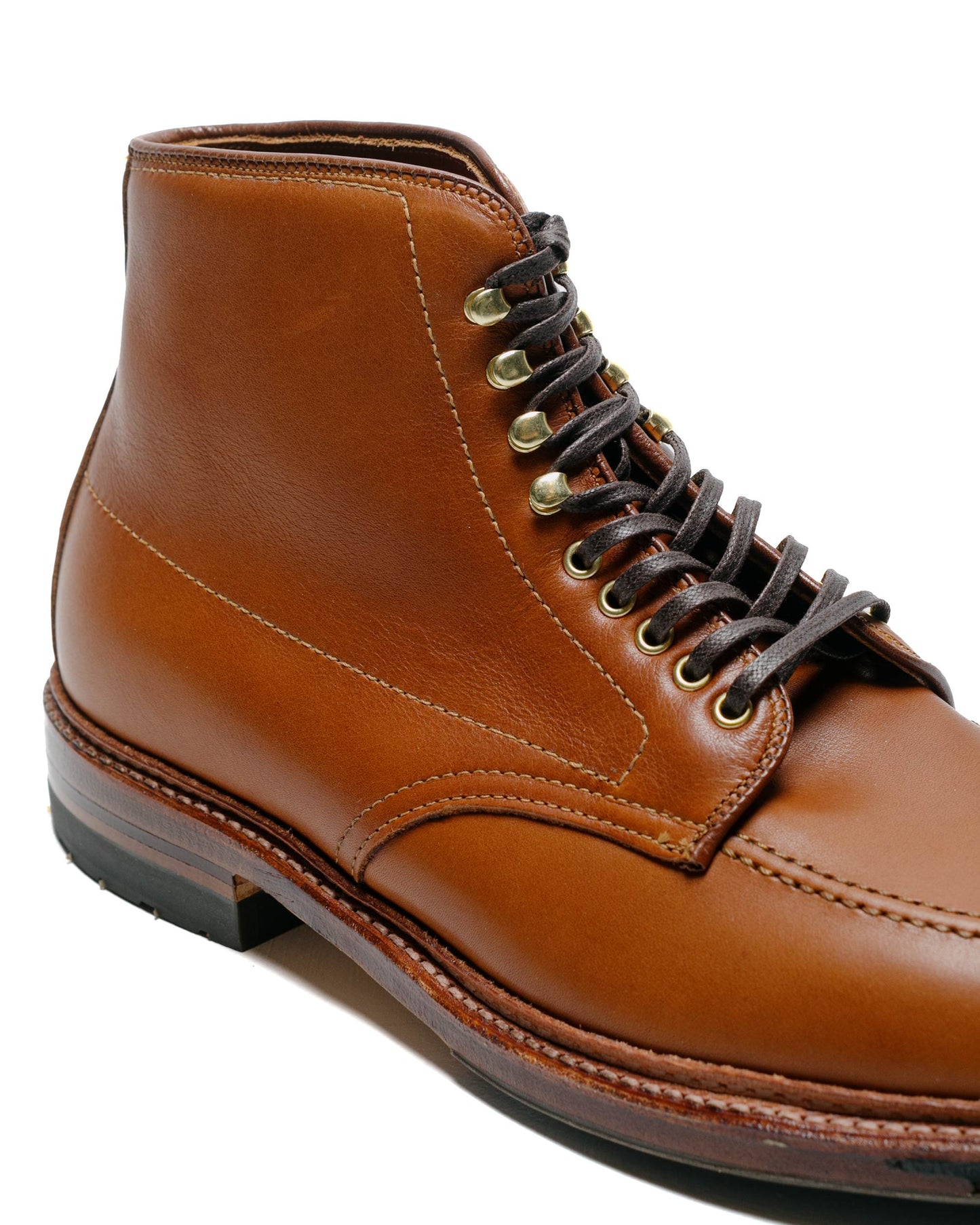 lost & found Alden Alden Indy Boot Saddle Tan Calfskin 39640