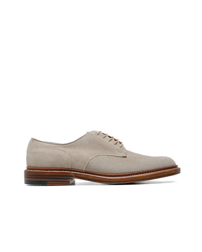 lost & found Alden Alden Mocc Toe Blucher Milkshake Suede 24088