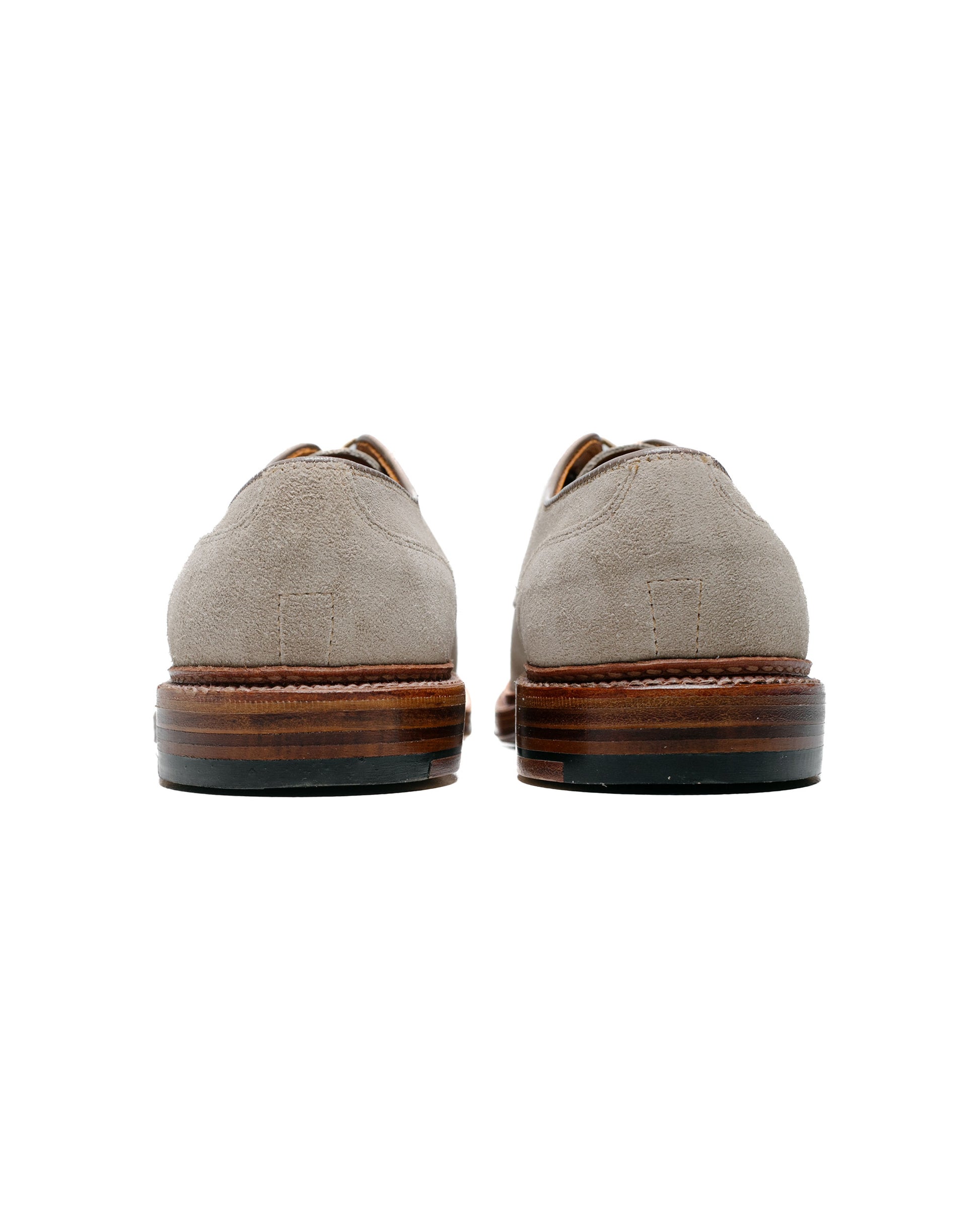 lost & found Alden Alden Mocc Toe Blucher Milkshake Suede 24088