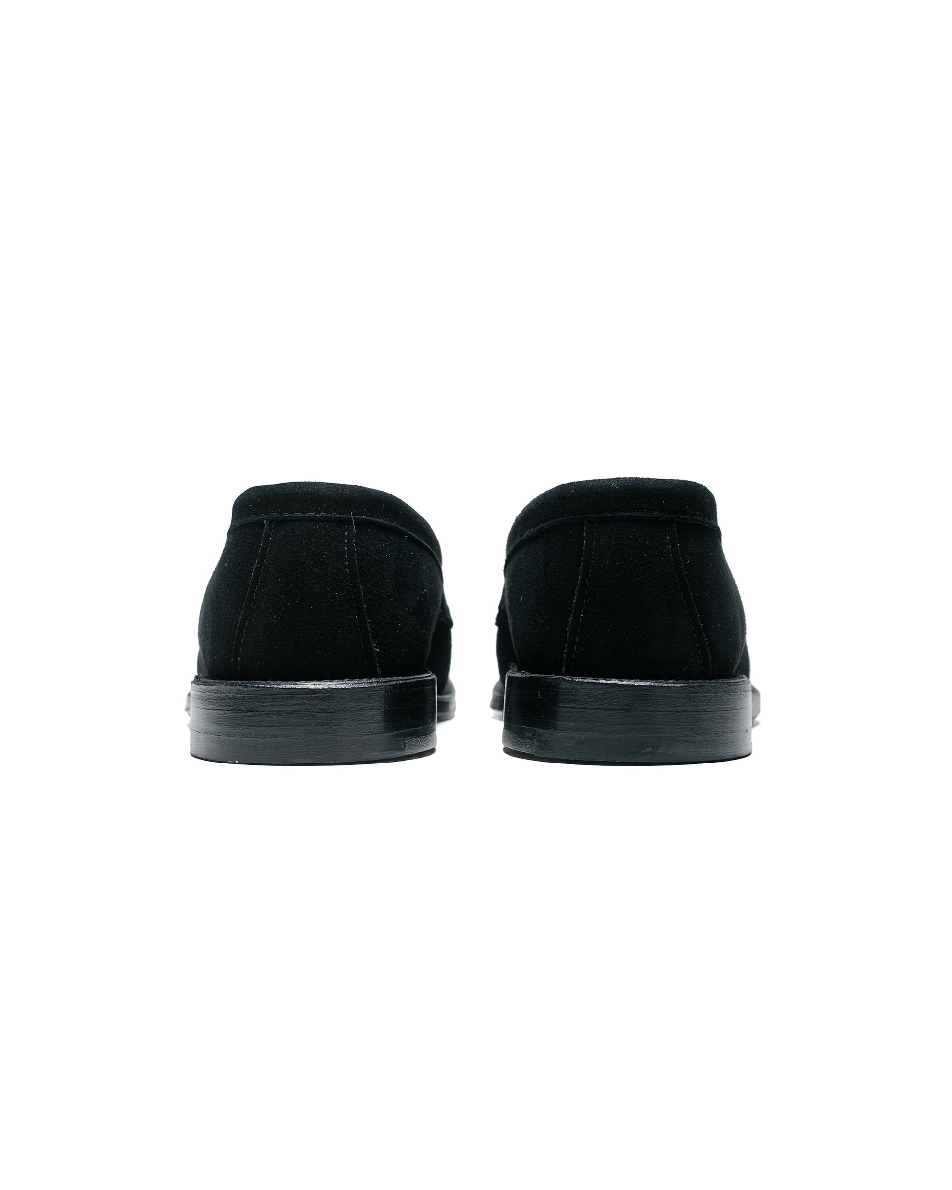 lost & found Alden Alden Penny Loafer Black Suede 5737F 'The Little Nicky'