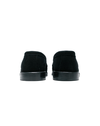 lost & found Alden Alden Penny Loafer Black Suede 5737F 'The Little Nicky'