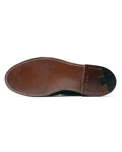 lost & found Alden Alden Penny Loafer Black Suede 5737F 'The Little Nicky'