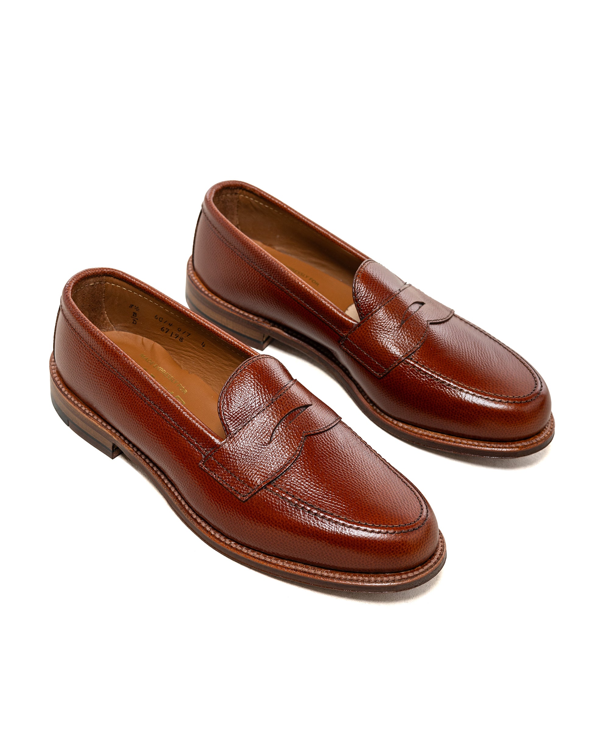 Alden Penny Loafer Brown Alpine Grain 67198