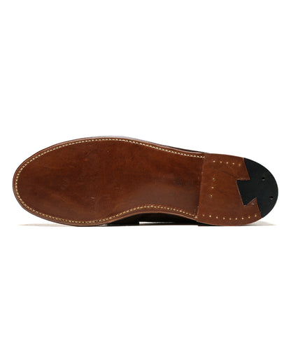 lost & found Alden Alden Penny Loafer Dark Brown Suede 5738F